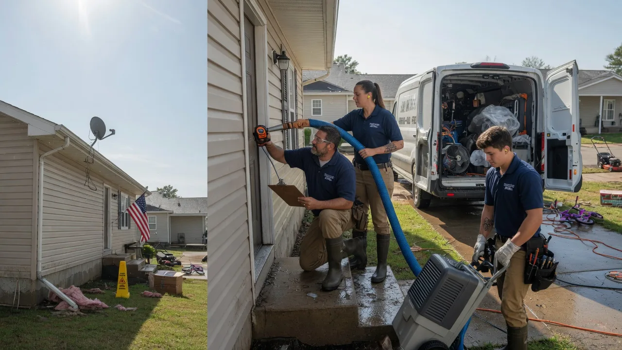 Ceiling Water Damage Restoration in Pacific Junction, IA near me